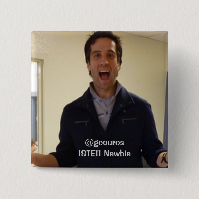 ISTE11 Buttom 15 Cm Square Badge (Front)