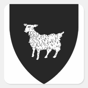 Istria Coat of arms in Croatia Square Sticker