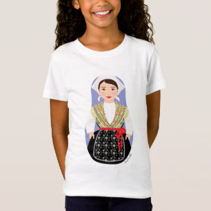 Istrian Matryoshka Girls Baby Doll (Fitted) T-Shirt