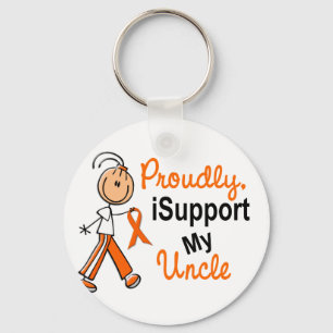 iSupport 1 SFT Leukemia MS Kidney Cancer UNCLE Key Ring