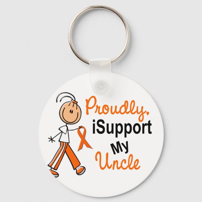 iSupport 1 SFT Leukemia MS Kidney Cancer UNCLE Key Ring (Front)