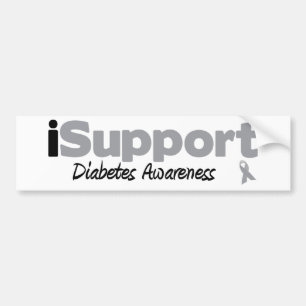 iSupport Diabetes Bumper Sticker