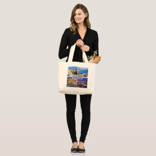 IT2027 Europe - Italy - Sardinia - Cagliari - Harb Large Tote Bag