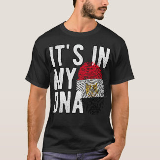 It39S In My Dna Egyptian National Flag Egypt T-Shirt