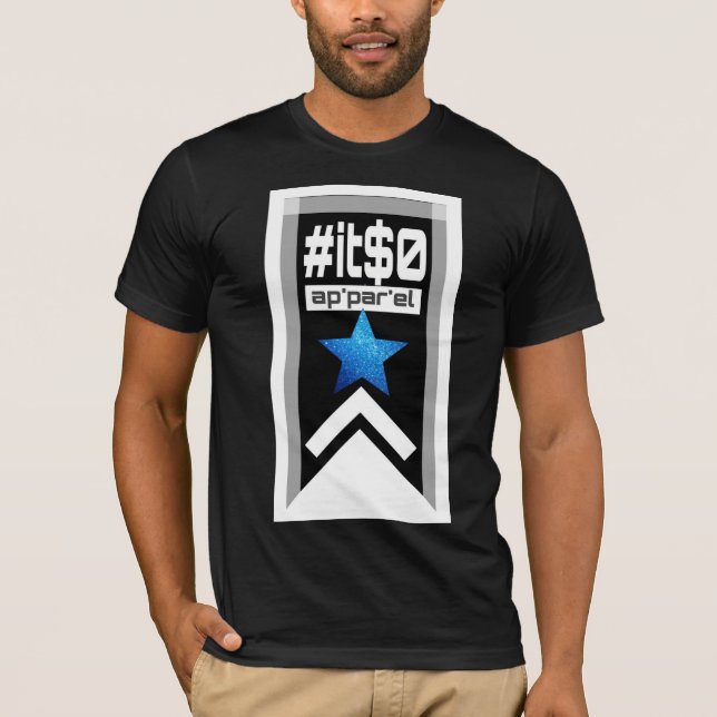 it$0 Blk Design T-Shirt (Front)