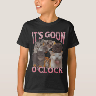 It's Goon O'clock Funny Cat Ironic Meme Me T-Shirt