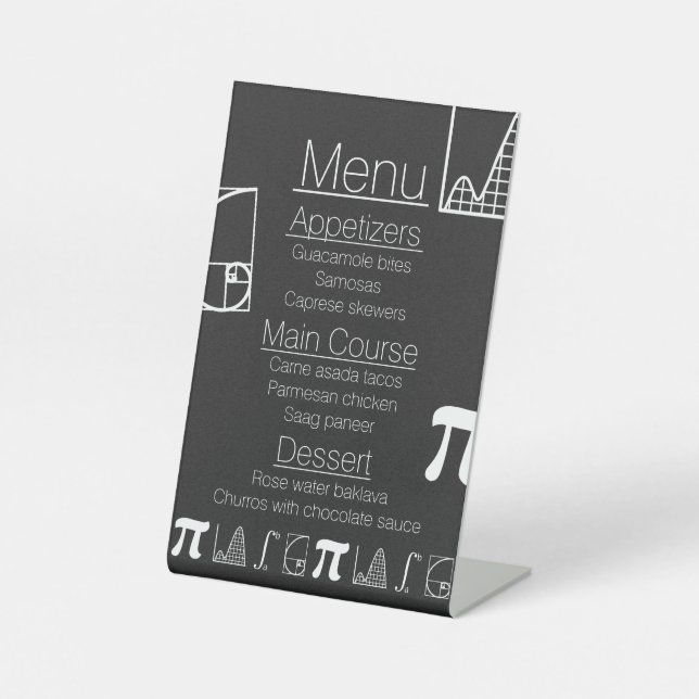 It Adds Up in Black Pedestal Sign (Front)