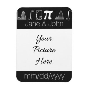 It Adds Up in Black Save-the-Date Magnet