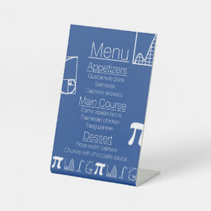 It Adds Up in Blue Pedestal Sign