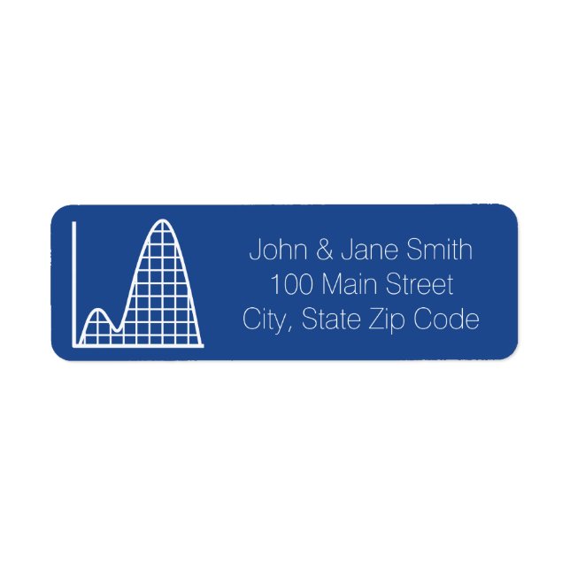 It Adds Up in Blue Return Address Label (Front)