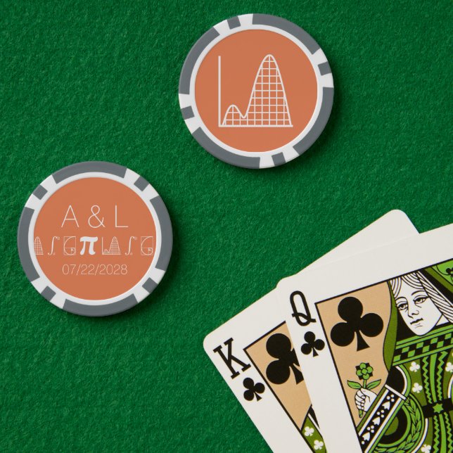 It Adds Up in Coral Poker Chips (Poker Table (Double))