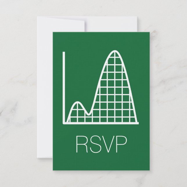 It Adds Up in Green RSVP Card (Front)
