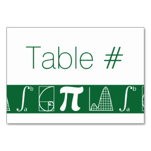 It Adds Up in Green Table Card
