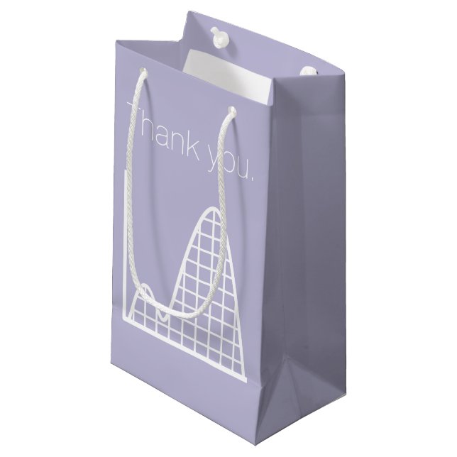 It Adds Up in Lavender Gift Bag (Front Angled)