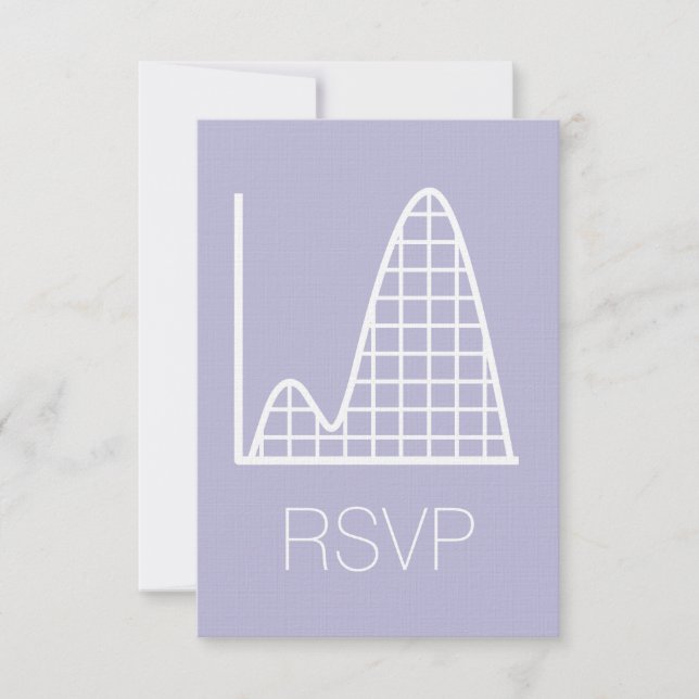 It Adds Up in Lavender RSVP Card (Front)