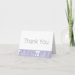 It Adds Up in Lavender Thank You Card