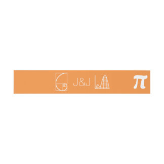 It Adds Up in Orange Invitation Belly Band