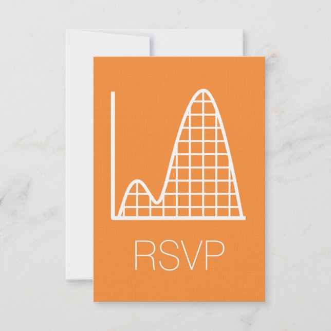 It Adds Up in Orange RSVP Card (Front)