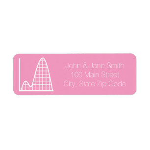 It Adds Up in Petal Pink Return Address Label