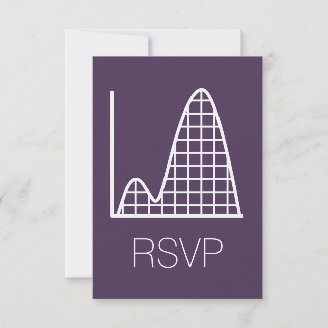 It Adds Up in Purple RSVP Card (Front)
