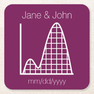 It Adds Up in Wine Paper Coaster
