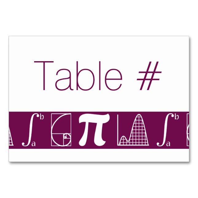 It Adds Up in Wine Table Card (Front)