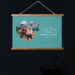 It All Began | Romantic Personalised Couples Photo Hanging Tapestry<br><div class="desc">Modern distressed "grunge" heart shaped photo frame and a custom message. All colours can be changed. Add your own photos and text for a beautiful, unique gift. A special way to honour your relationship! Always a hit, no matter the recipient. Shop today for that extra special gift! We can make...</div>