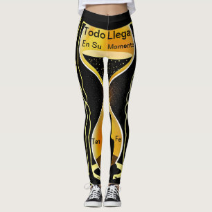 "It all comes in its time" - Believe in Timing Leggings