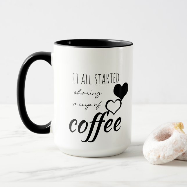 It All Started Sharing a Cup of Coffee (With Donut)