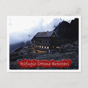 It - alpine hut Ottone Brentari - Dolomiti - Postcard
