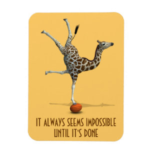 It Always Seems Impossible Until It's Done Magnet
