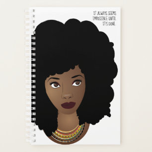 It Always Seems Impossible Until It's Done Planner