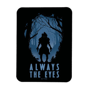 IT Always The Eyes Forest Silhouette Magnet