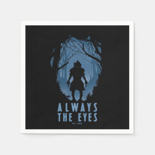 IT Always The Eyes Forest Silhouette Napkin