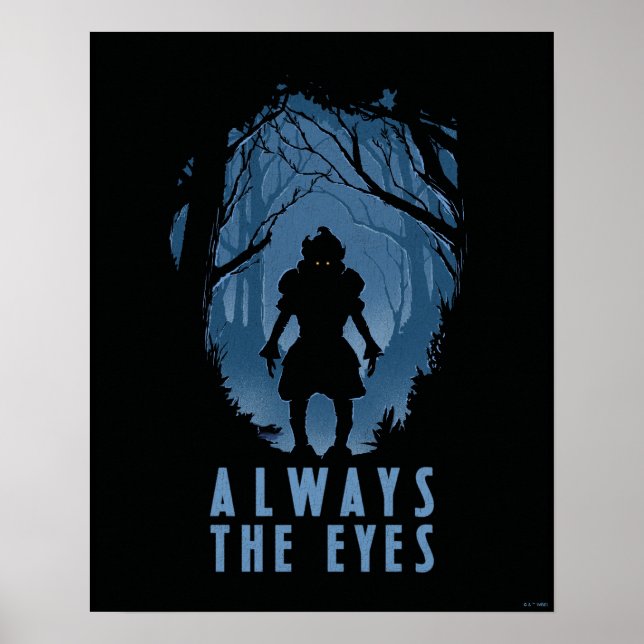 IT Always The Eyes Forest Silhouette Poster (Front)