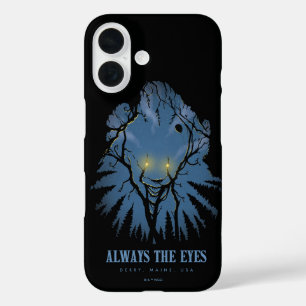 IT Always The Eyes Pareidolic Tree Tops iPhone 16 Case