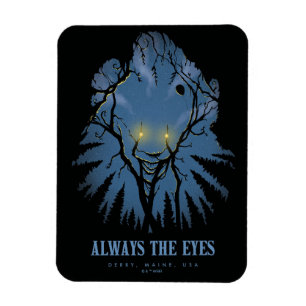 IT Always The Eyes Pareidolic Tree Tops Magnet
