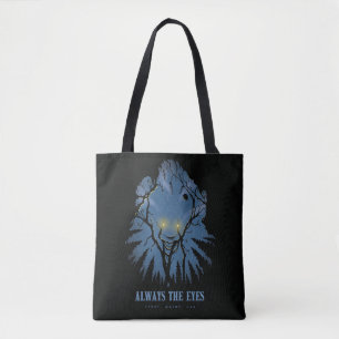 IT Always The Eyes Pareidolic Tree Tops Tote Bag