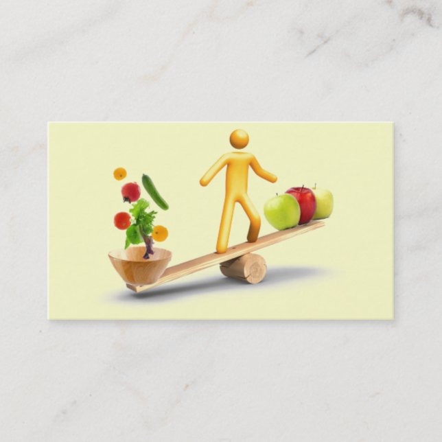 It balances business card (Front)