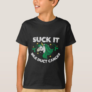 It Bile Duct Cancer Inspirational Quote Unicorn Fu T-Shirt
