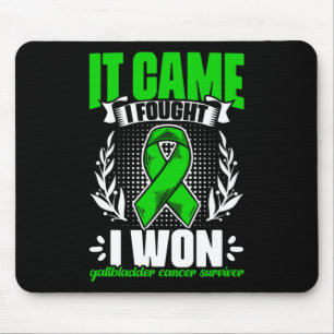 It Came I Fought I Won - Bile Duct Cancer Gallblad Mouse Pad