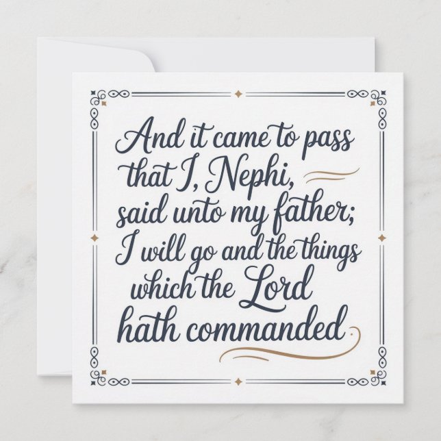 : It Came to Pass Holiday Card (Front)