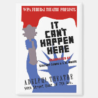 It Can't Happen Here WPA Poster