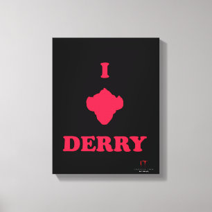 It Chapter 2   I Love Derry Canvas Print