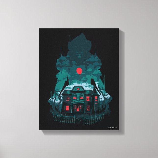 It Chapter 2 | Pennywise and House Canvas Print (Front)