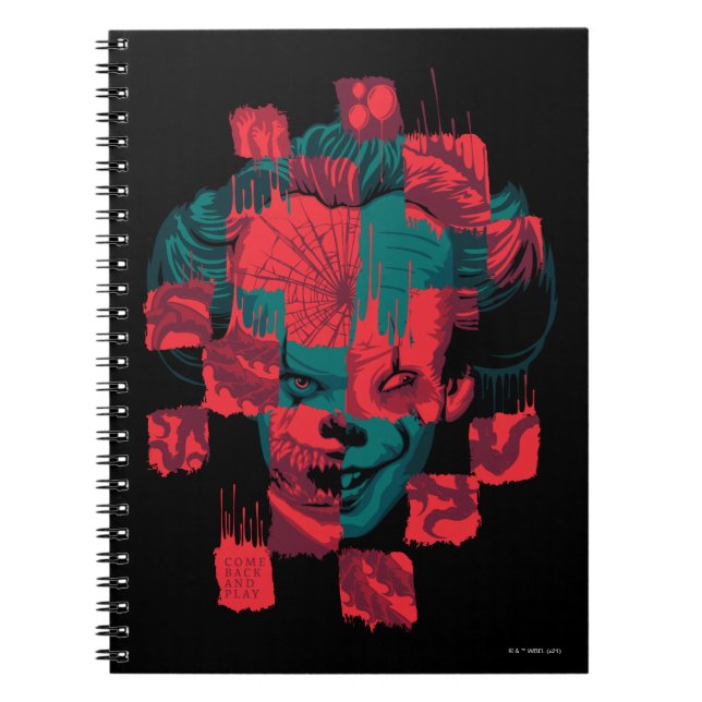 It Chapter 2 | Pennywise - Come Back and Play Notebook (Front)