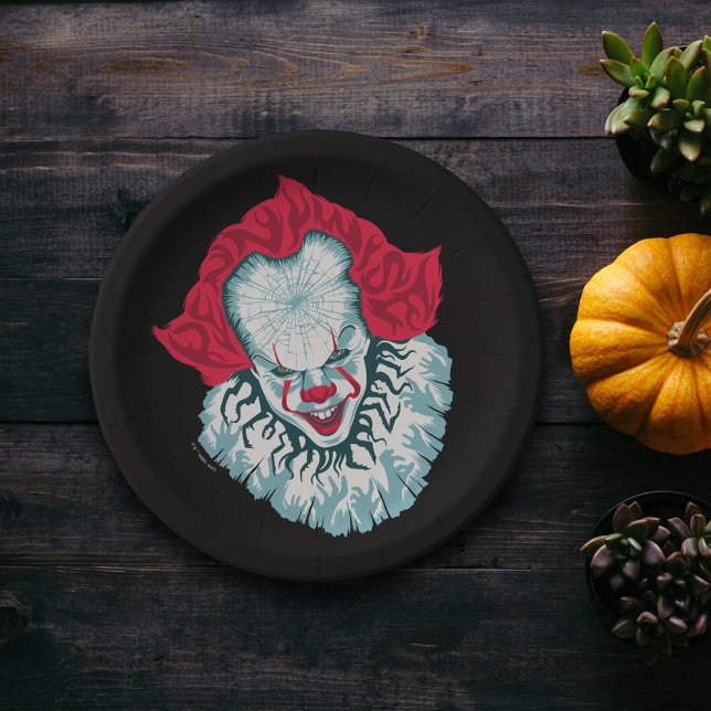 It Chapter 2 | Pennywise Paper Plate (Paper plate on table)