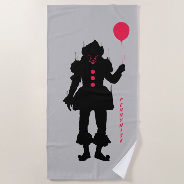 It Chapter 2 | Pennywise Silhouette Beach Towel (Front)