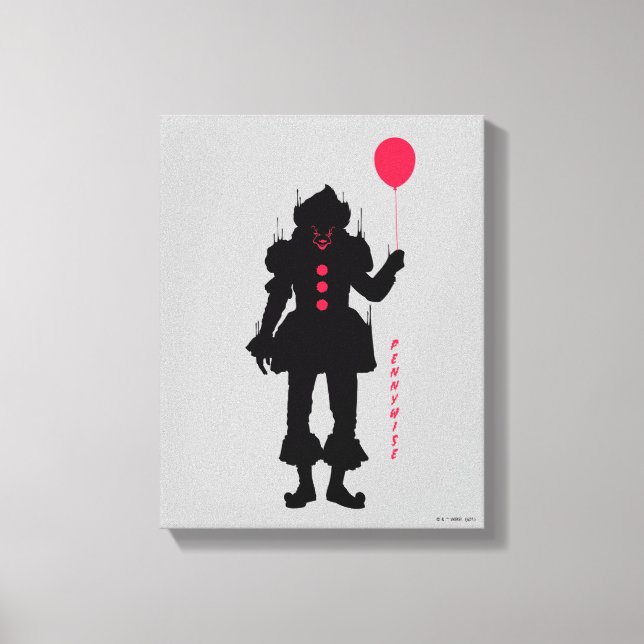 It Chapter 2 | Pennywise Silhouette Canvas Print (Front)