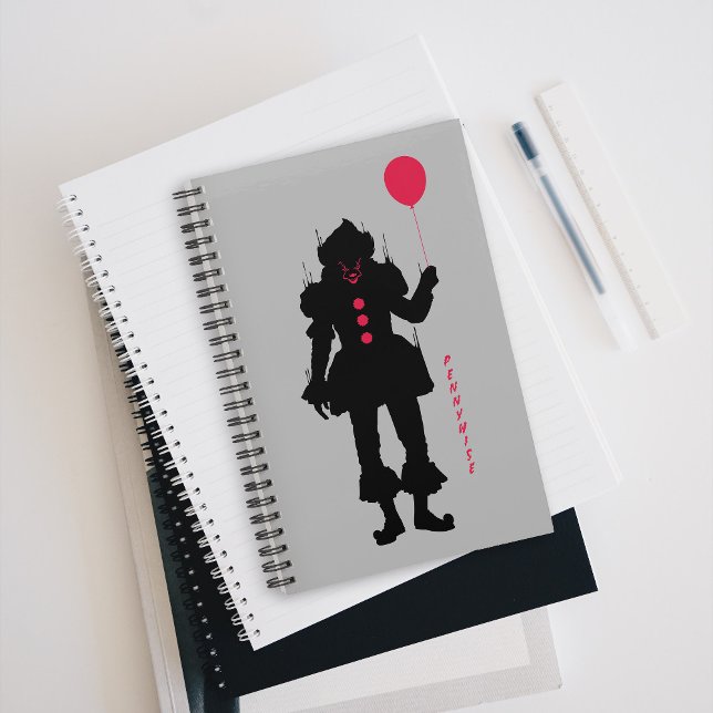 It Chapter 2 | Pennywise Silhouette Planner (Planner on stack of notebooks)